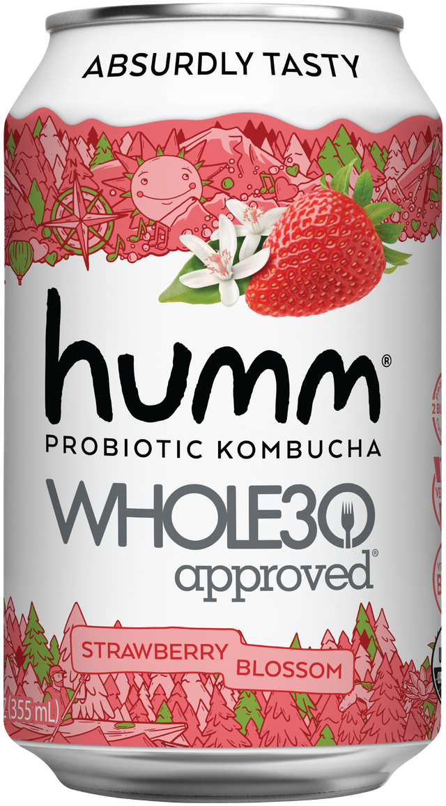 Strawberry Blossom Kombucha