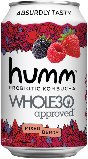 mixed berry kombucha