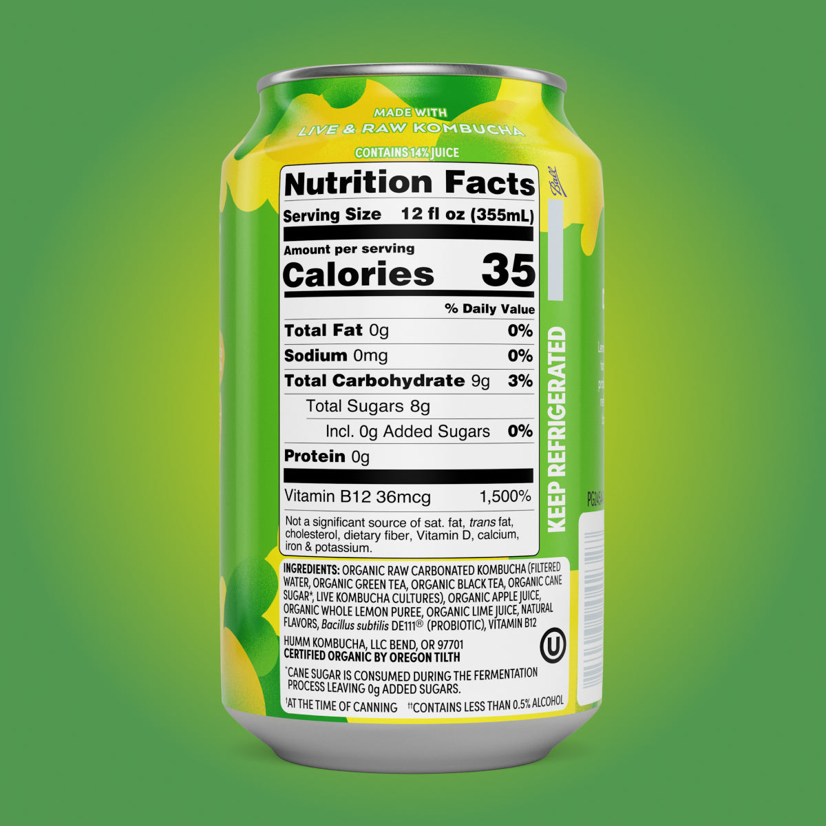 Original Lemon Lime Kombucha