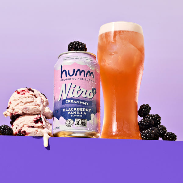 Nitro Blackberry Vanilla Kombucha – Humm Kombucha