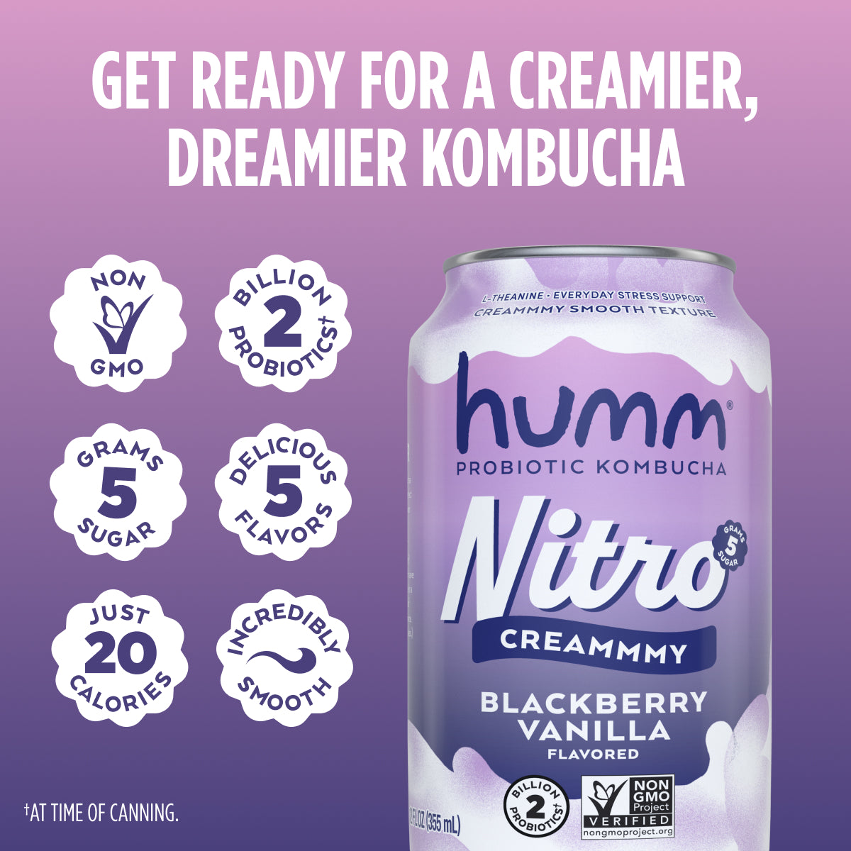 Nitro Blackberry Vanilla Kombucha