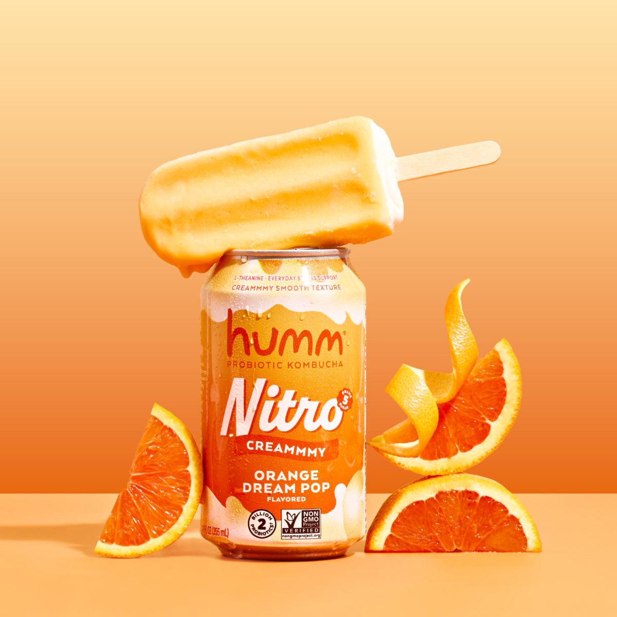Nitro Orange Dream Pop Kombucha