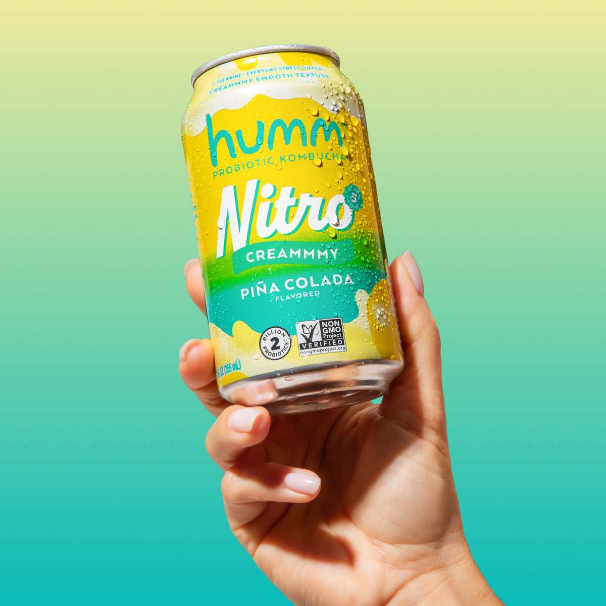 Nitro Piña Colada Kombucha