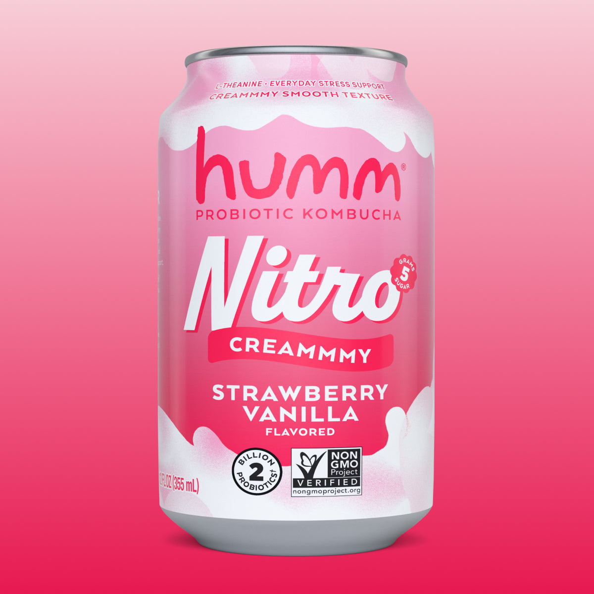 Nitro Strawberry Vanilla Kombucha