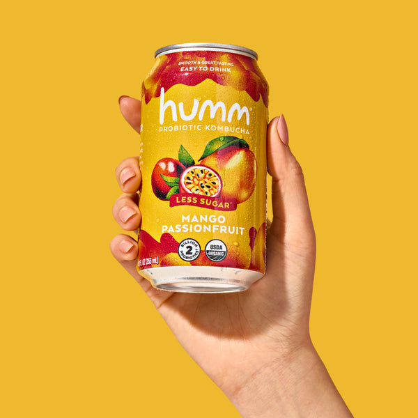Original Mango Passionfruit Kombucha | Humm Kombucha
