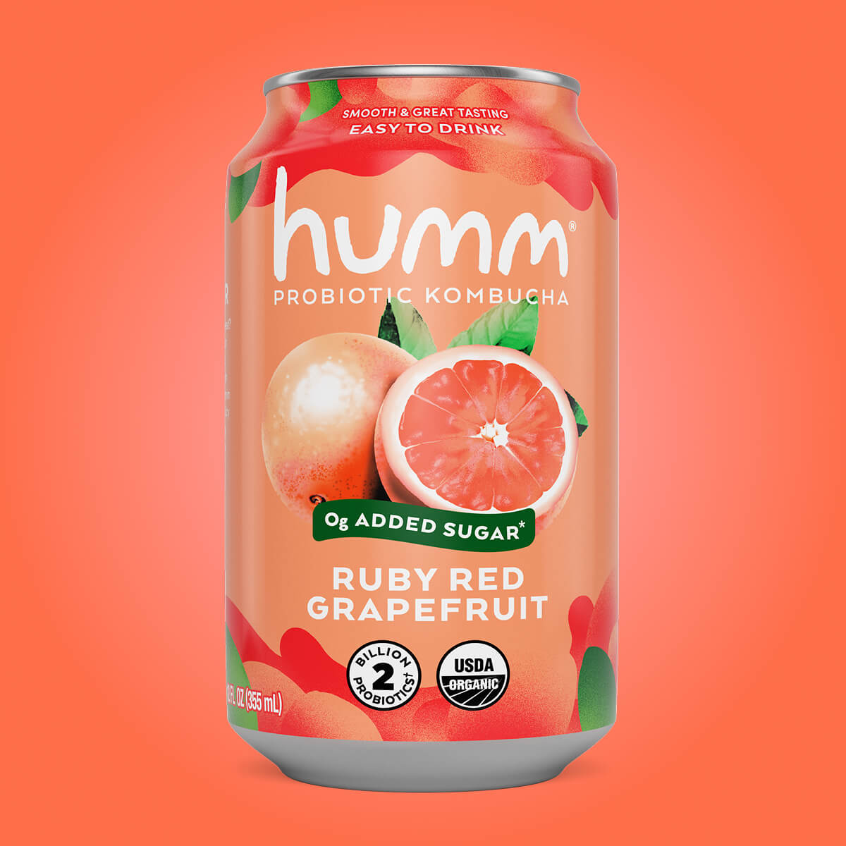 Original Ruby Red Grapefruit Kombucha (Previously Whole30)