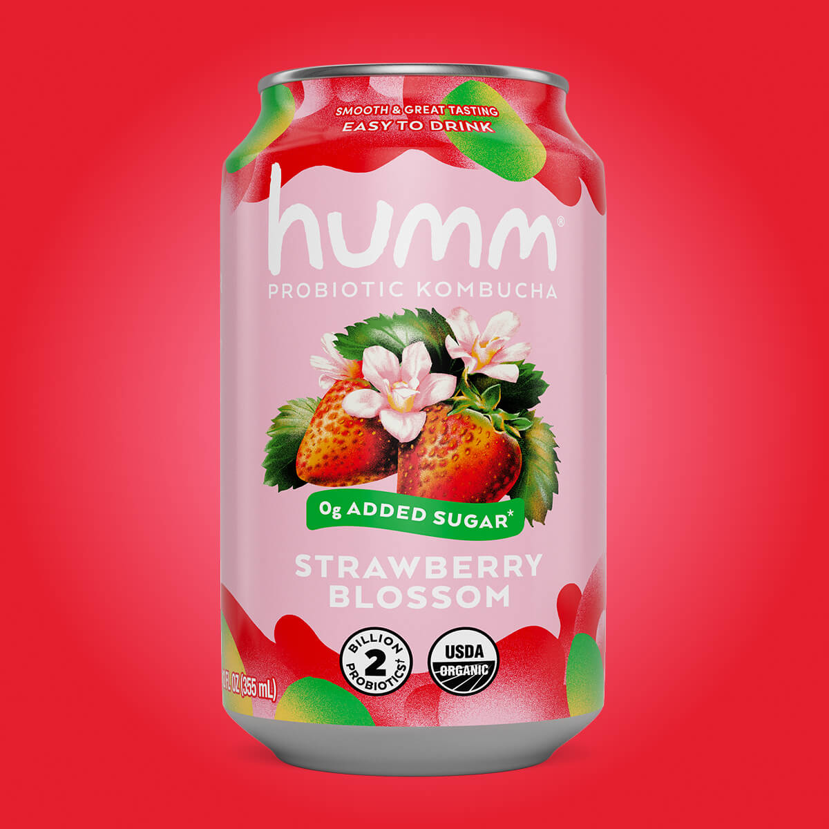 Original Strawberry Blossom Kombucha (Previously Whole30)