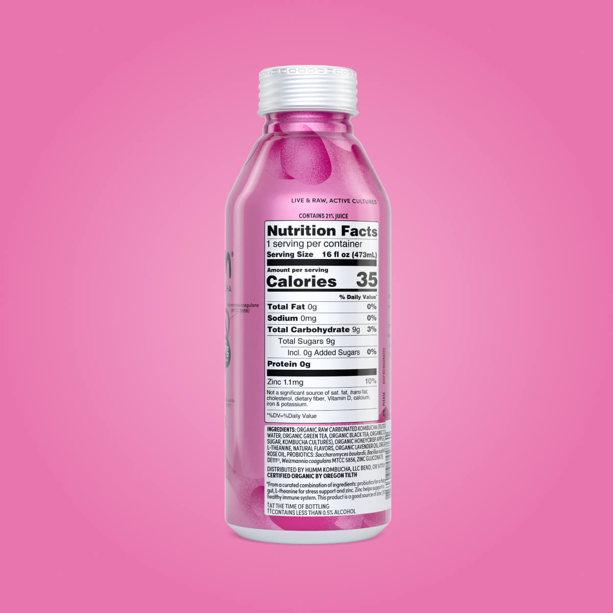 back of probiome bottle