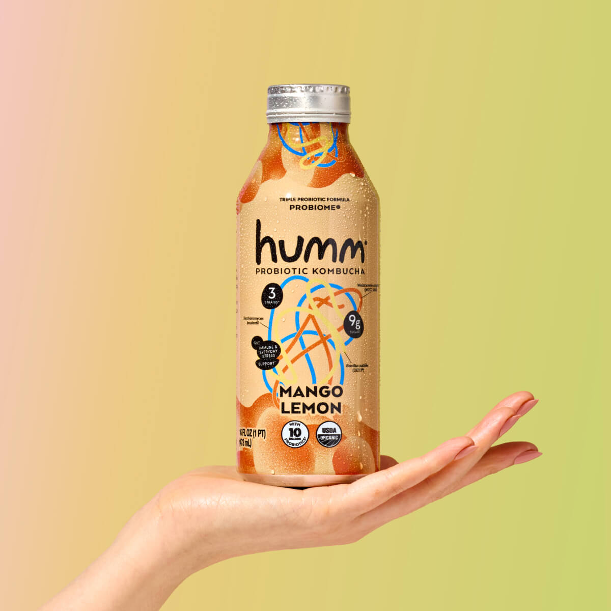 probiome bottle in hand