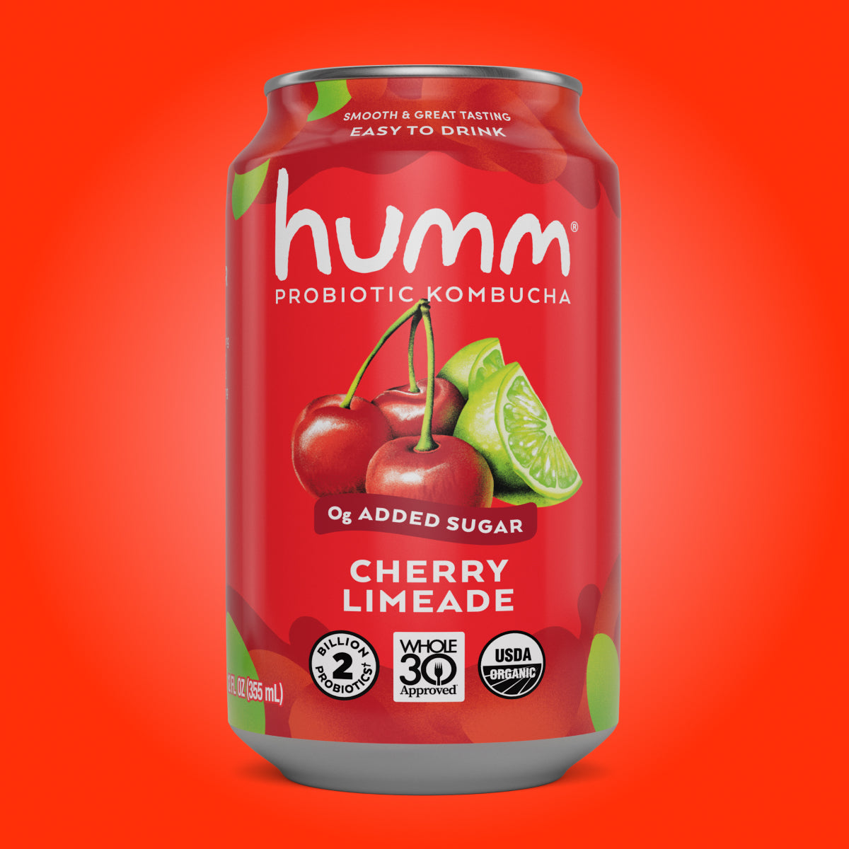 Whole30 Cherry Limeade Kombucha