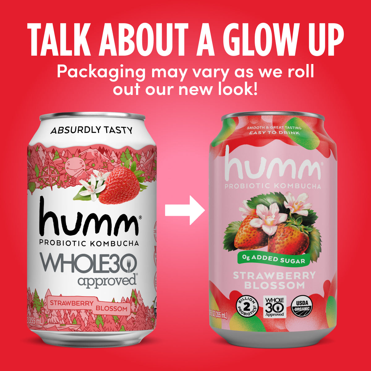 Whole30 Strawberry Blossom Kombucha