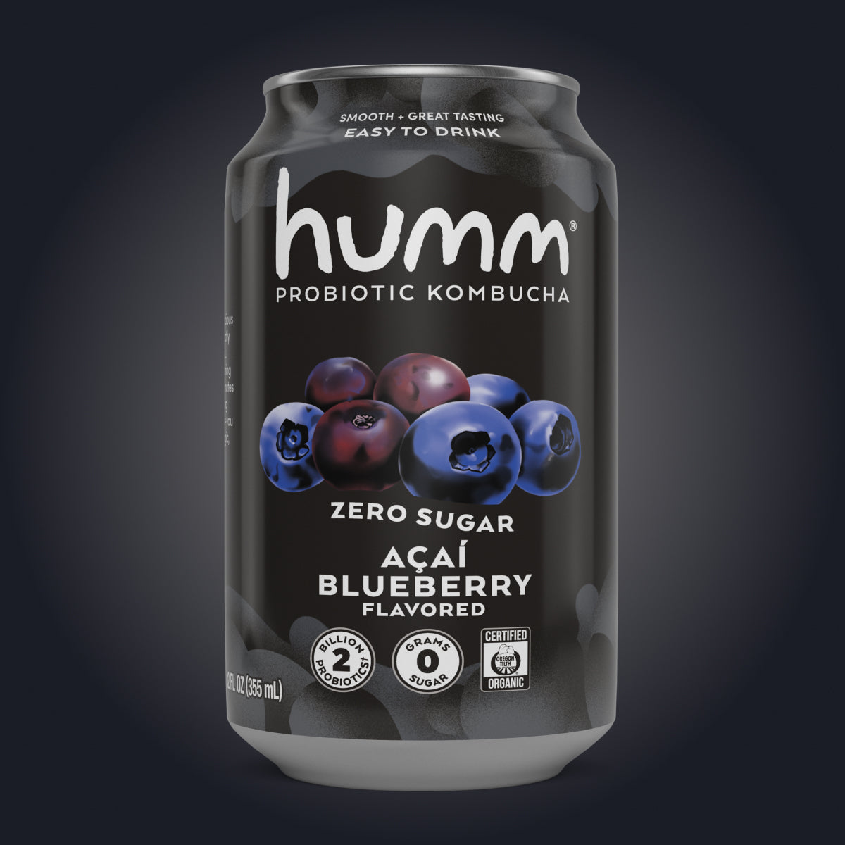 Zero Sugar Acai Blueberry Kombucha