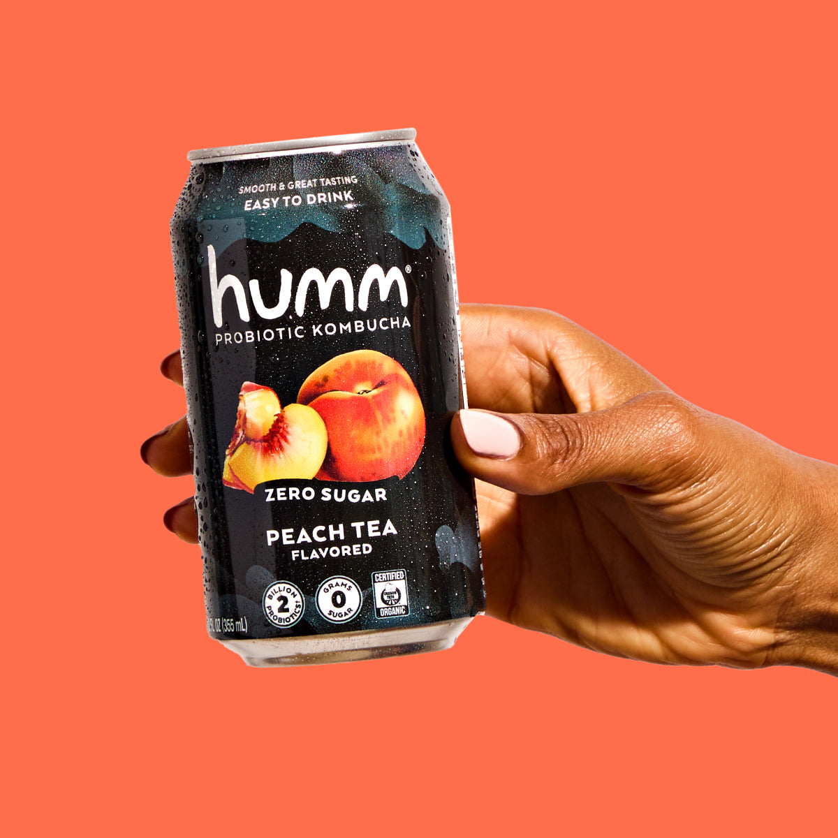 Zero Sugar Peach Tea Kombucha