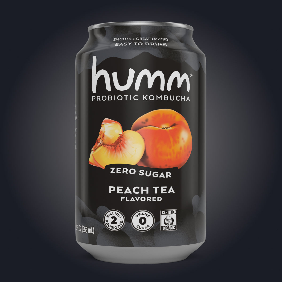 Zero Sugar Peach Tea Kombucha