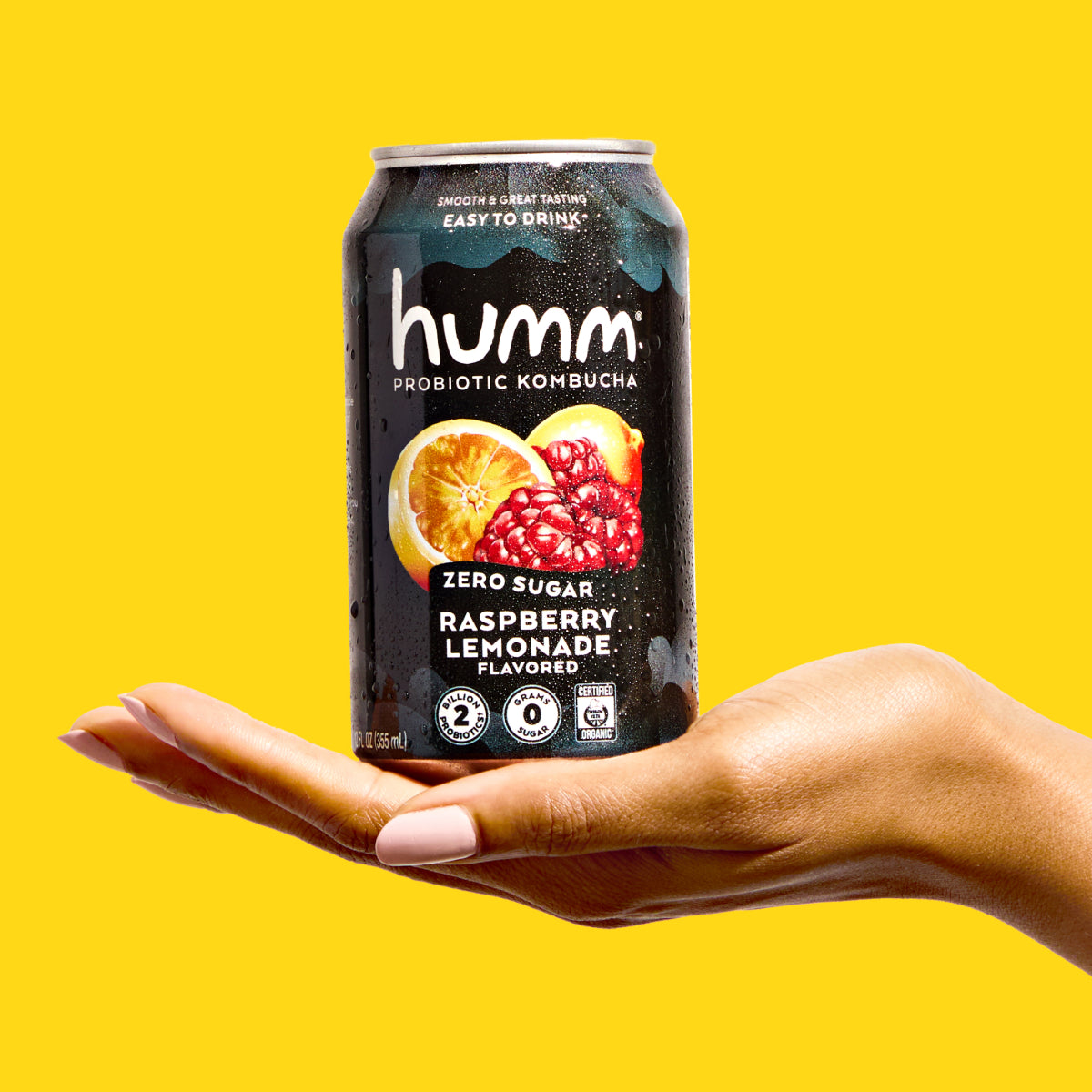Zero Sugar Raspberry Lemonade Kombucha
