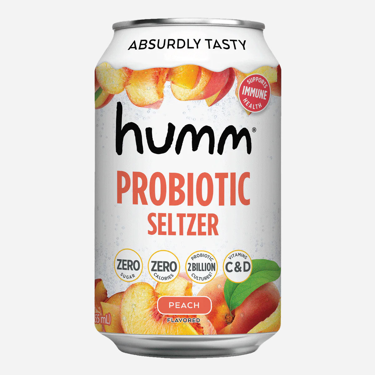 Peach Probiotic Seltzer