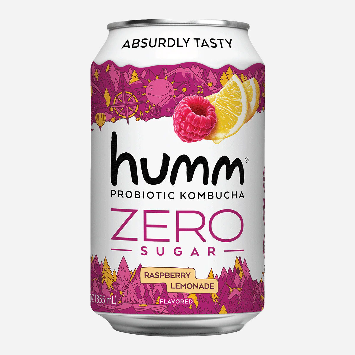 Zero Sugar Raspberry Lemonade Kombucha