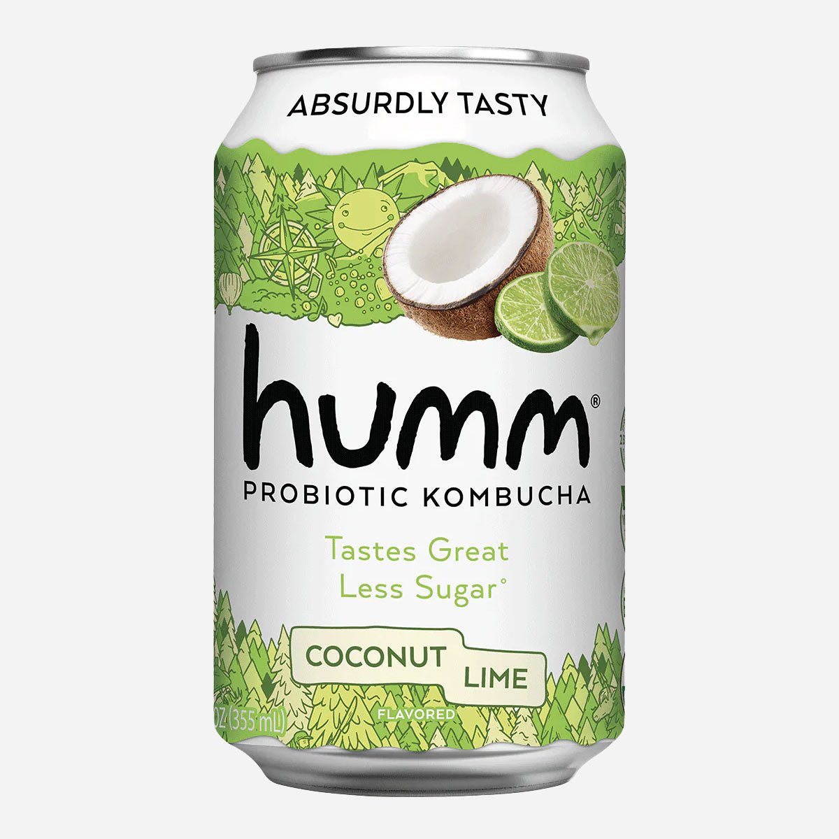 Original Coconut Lime Kombucha - Humm Kombucha