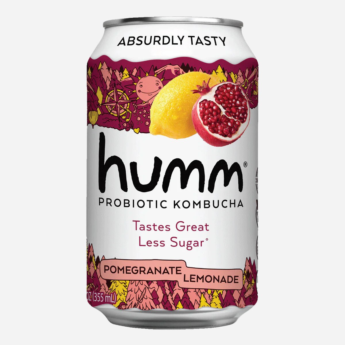 Original Pomegranate Lemonade Kombucha - Humm Kombucha