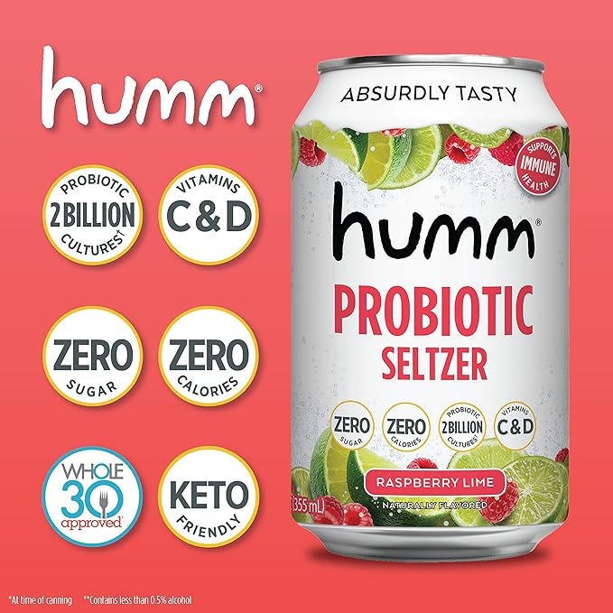 Probiotic Seltzer Variety Pack - Humm Kombucha