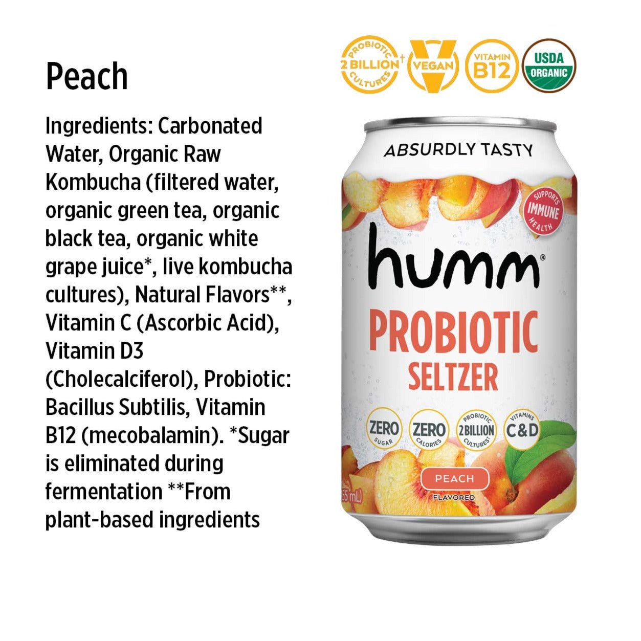 Probiotic Seltzer Variety Pack - Humm Kombucha