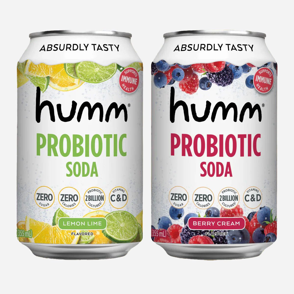 Probiotic Soda Variety Pack - Humm Kombucha