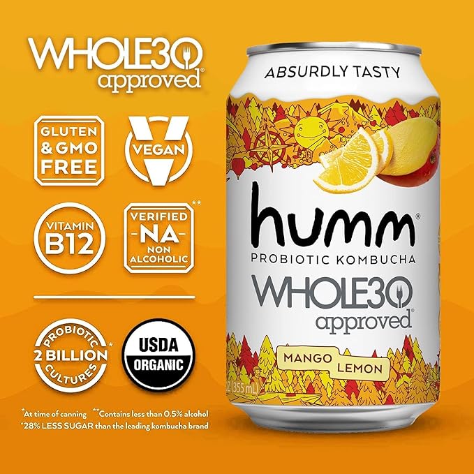 Whole30 Kombucha Variety Pack - Humm Kombucha