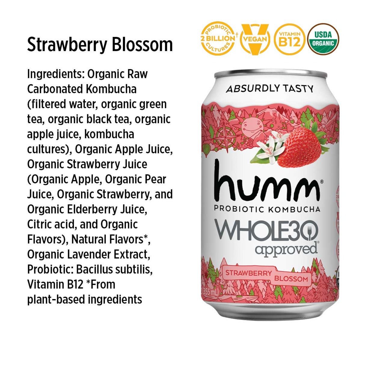 Whole30 Kombucha Variety Pack - Humm Kombucha