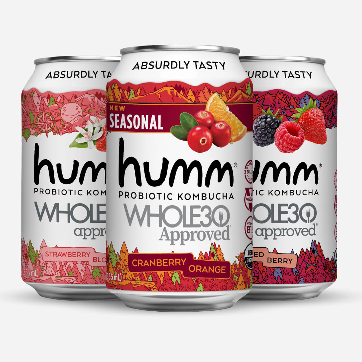 Whole30 Kombucha Winter Variety Pack - Humm Kombucha